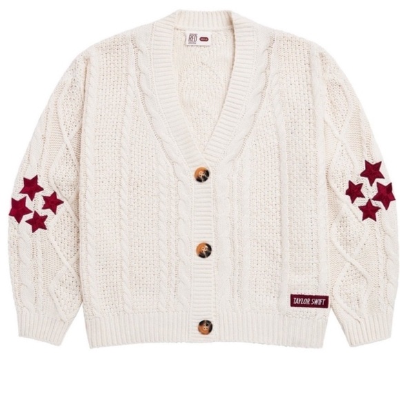 Taylor Swift Sweaters - Official Taylor Swift Red TV Album Cardigan 2025